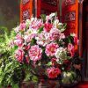 Figuredart Fleurs Et Paravent Chinois | Fleurs