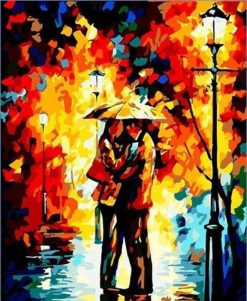 Figuredart Enlacs Sous La Pluie | Romantique