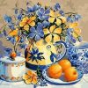 Figuredart Fleurs Et Oranges | Fleurs