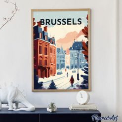 Figuredart Affiche Vintage Bruxelles | Affiche Vintage