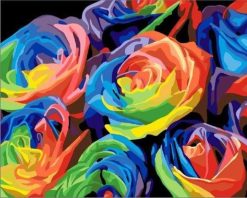 Figuredart Roses Multicolores | Pop Art