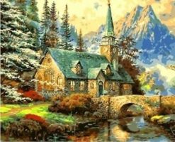 Figuredart Petite Eglise De Montagne | Paysages