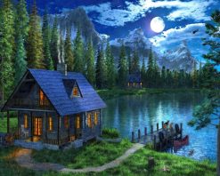 Figuredart Lac Nocturne | Paysages