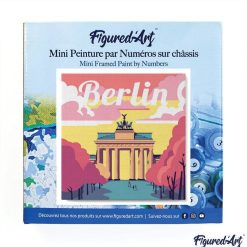 Figuredart Mini Peinture Par Numros 20X20Cm Avec Cadre Berlin | Paysages