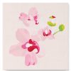 Figuredart Mini Peinture Par Numros 20X20Cm Avec Cadre Fleurs D'Orchide | Fleurs