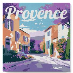 Figuredart Mini Peinture Par Numros 20X20Cm Avec Cadre Printemps En Provence | Ville