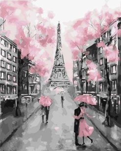 Figuredart Tour Eiffel Au Printemps Et Arbres En Fleurs | Ville