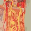 Figuredart Gustav Klimt - Femme Serpent | Reproduction D'Oeuvres