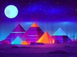 Figuredart Pyramides Colores | Paysages