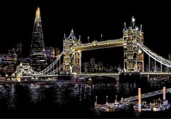 Figuredart Peinture Gratter - Pont De Londres | Peinture A Gratter