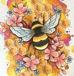 Figuredart Broderie Diamant - Abeille | Broderie Diamant Animaux