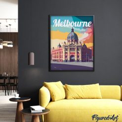 Figuredart Affiche De Voyage Melbourne | Paysages