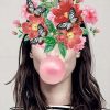 Figuredart Chewing Gum, Fleurs Et Papillons | Fleurs