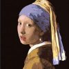 Figuredart Vermeer La Jeune Fille La Perle | Reproduction D'Oeuvres