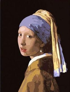 Figuredart Vermeer La Jeune Fille La Perle | Reproduction D'Oeuvres