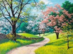 Figuredart Promenade Au Printemps | Paysages