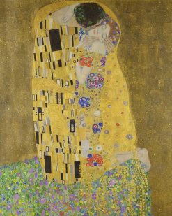 Figuredart Le Baiser Klimt | Reproduction D'Oeuvres