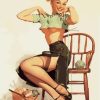 Figuredart Pin-Up Vintage Et Laines | Nu