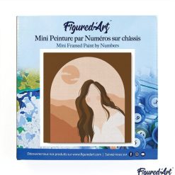 Figuredart Mini Peinture Par Numros 20X20Cm Avec Cadre Femme Et Arcade | Paysages