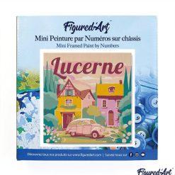 Figuredart Mini Peinture Par Numros 20X20Cm Avec Cadre Lucerne | Ville