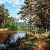 Figuredart Paysage Forestier Et Etang | Paysages