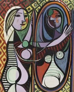 Figuredart Picasso Femme Au Miroir | Femmes