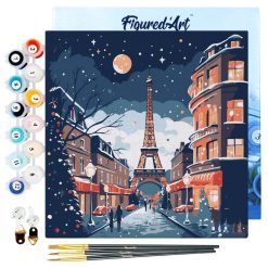 Figuredart Mini Peinture Par Numros 20X20Cm Avec Cadre No00Ebl Paris | Ville