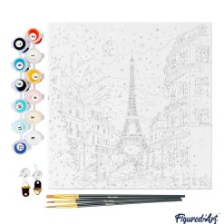 Figuredart Mini Peinture Par Numros 20X20Cm Avec Cadre No00Ebl Paris | Ville