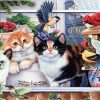 Figuredart Broderie Diamant - Chats Et Oiseaux | Broderie Diamant Animaux