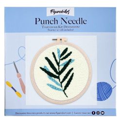 Figuredart Punch Needle Feuille Bi-Colore | Punch Needle