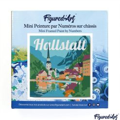 Figuredart Mini Peinture Par Numros 20X20Cm Avec Cadre Hallstatt | Ville