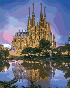 Figuredart Cathdrale Et Reflet Du Lac | Ville