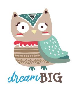 Figuredart Peinture Enfants Chouette Dream Big | Enfants