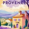 Figuredart Broderie Diamant - Affiche Poster Provence | Broderie Diamant Paysages