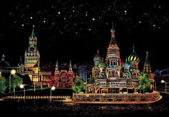 Figuredart Peinture Gratter - Moscou En Russie | Peinture A Gratter