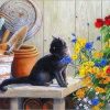 Figuredart Chaton Dans Le Jardin | Fleurs