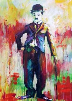 Figuredart Chaplin Aquarelle | Pop Art