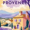 Figuredart Affiche Vintage Provence | Affiche Vintage