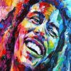 Figuredart Bob Marley Aquarelle | Pop Art