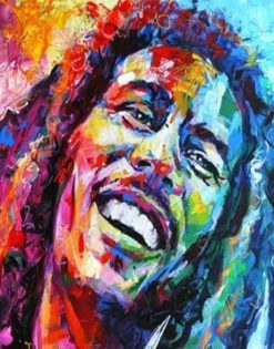 Figuredart Bob Marley Aquarelle | Pop Art