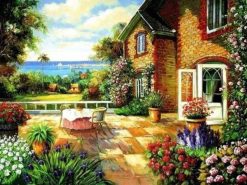 Figuredart Sur La Terrasse De Maison En Bord De Mer | Paysages