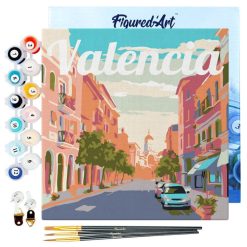 Figuredart Mini Peinture Par Numros 20X20Cm Avec Cadre Valence | Ville