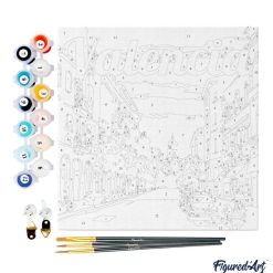 Figuredart Mini Peinture Par Numros 20X20Cm Avec Cadre Valence | Ville