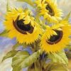 Figuredart Broderie Diamant - Petits Tournesols | Broderie Diamant Fleurs