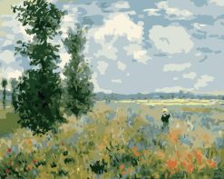 Figuredart Monet Champ De Coquelicots | Paysages