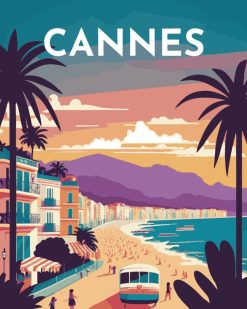 Figuredart Affiche Vintage Cannes | Ville