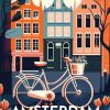 Figuredart Affiche Vintage Amsterdam | Affiche Vintage