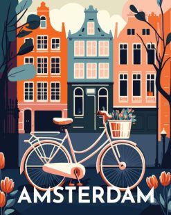 Figuredart Affiche Vintage Amsterdam | Affiche Vintage