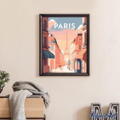 Figuredart Broderie Diamant - Affiche Poster Paris | Broderie Diamant Ville