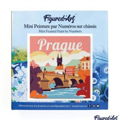 Figuredart Mini Peinture Par Numros 20X20Cm Avec Cadre Prague | Ville